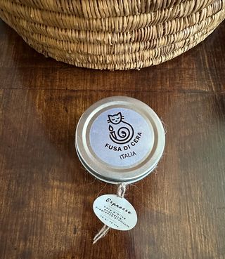 Candela in cera di oliva – Profumo di Caffè