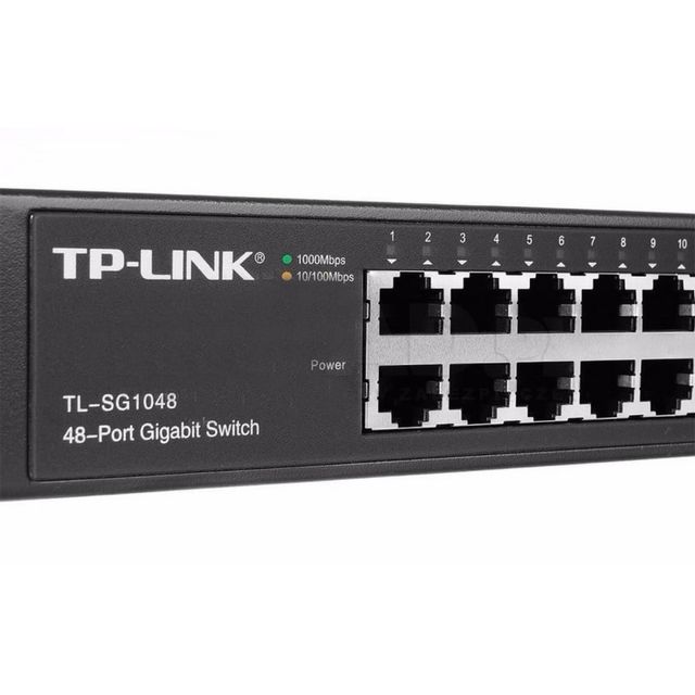 Switch TP-Link 48p Gigabit – Rack pro sin gestión