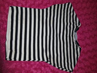 Camiseta Stradivarius Rayas Talla XS