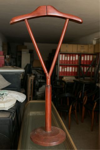 Perchero de madera vintage