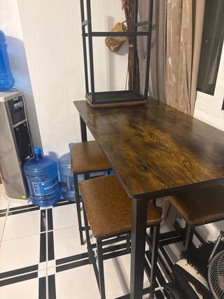 Comedor barra 4 puestos