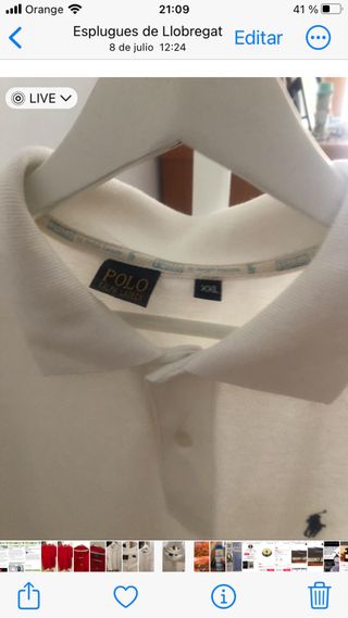 Polo Ralph Lauren Beige Talla XXL