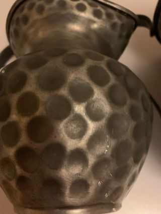 Coppia brocche peltro