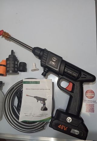 Hidrolimpiadora a batería nueva completa 