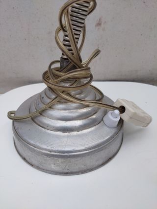 Lámpara flexo aluminio vintage escritorio antigua 