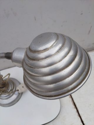 Lámpara flexo aluminio vintage escritorio antigua 