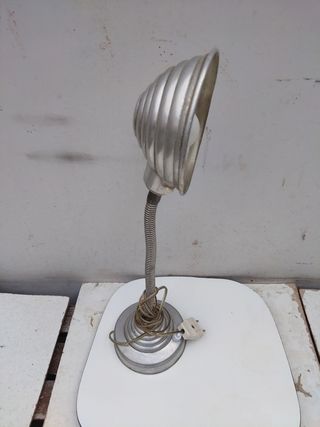Lámpara flexo aluminio vintage escritorio antigua 