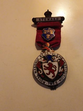 Medalla Masónica Real Benevolente 1925