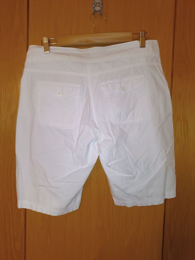 Pantalón corto blanco