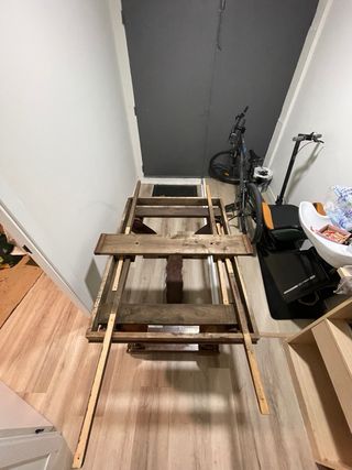 Mesa salón  extensible madera maciza