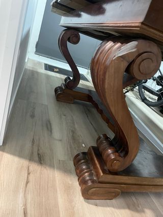 Mesa salón  extensible madera maciza