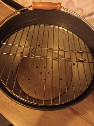 Barbacoa Portátil BBQ Metal y Madera
