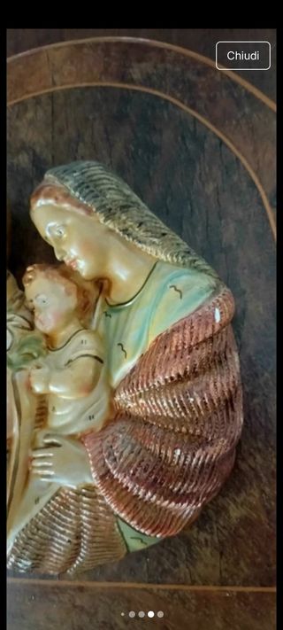 Sacra Famiglia in gesso