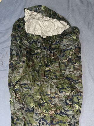 Funda impermeable de saco boscoso pixelado