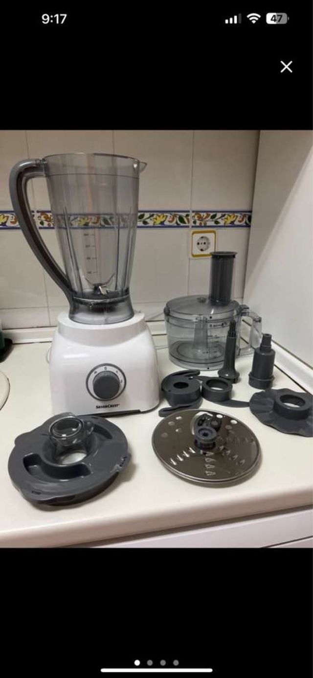 Batidora y Procesador Alimentos Silver