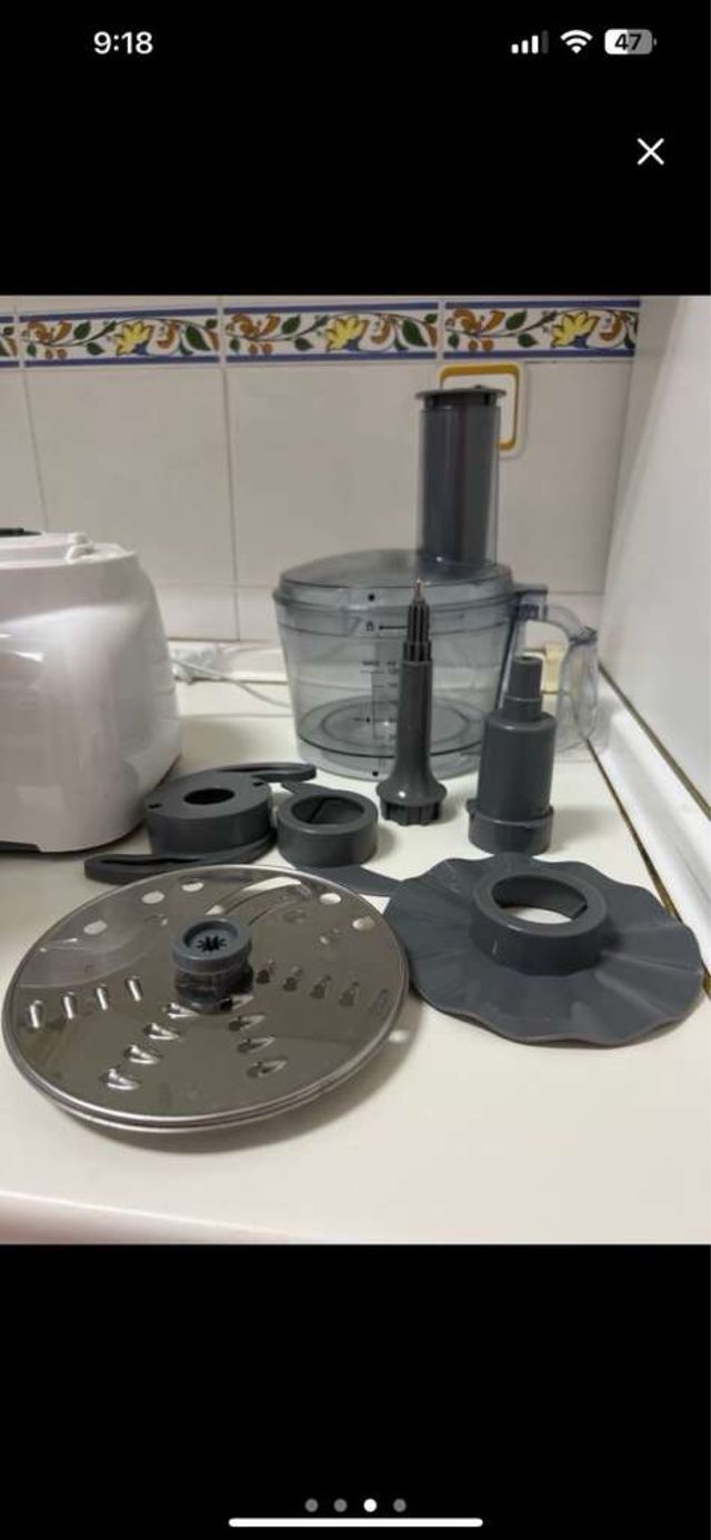 Batidora y Procesador Alimentos Silver