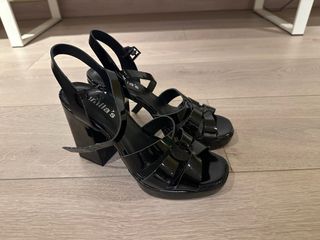 Sandalias fiesta tacón ancho Camila's