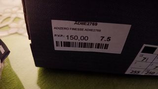 ME COSTO 15O EUROS Adidas Adizero Clavos Gris/Amar