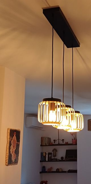 Lámpara de techo colgante cálida
