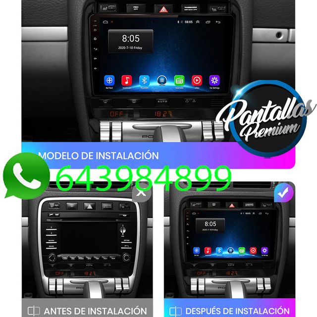 Radio Pantalla CARPLAY para Porsche Cayenne GTS