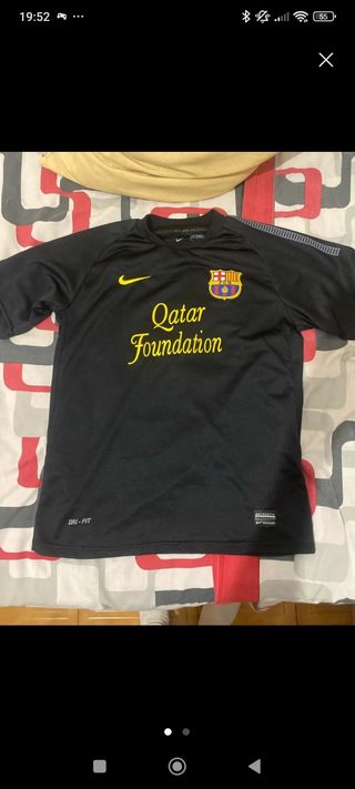 Camiseta FC Barcelona Qatar Foundation Negra