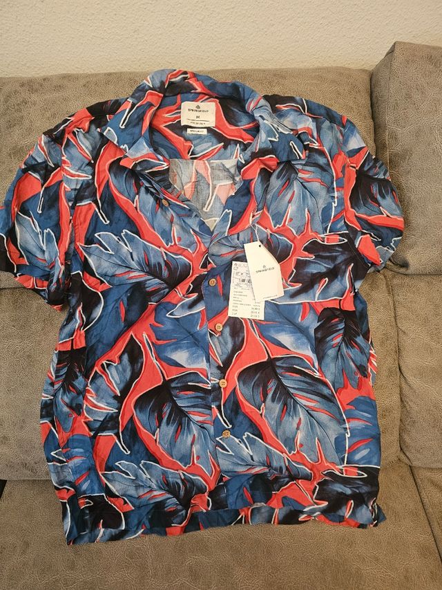 Camiseta Springfield Talla M Estampada