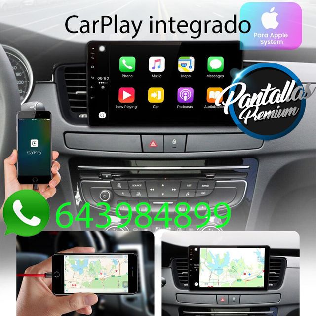 Radio Pantalla CARPLAY GPS para Peugeot 508