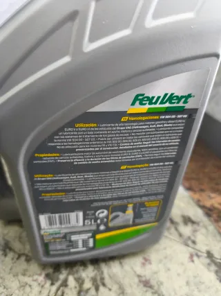 Aceite Coche Feu Vert 5W30 4L ÚLTIMO PRECIO