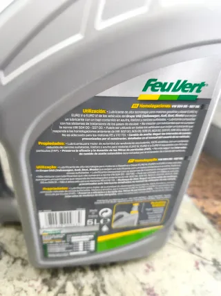 Aceite Coche Feu Vert 5W30 4L ÚLTIMO PRECIO