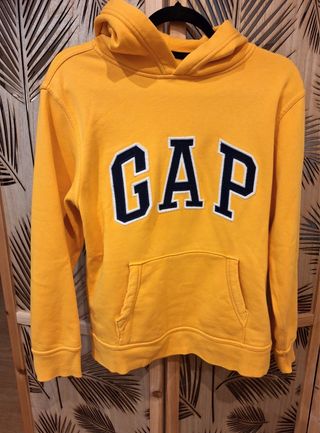 Sudadera GAP amarilla con capucha