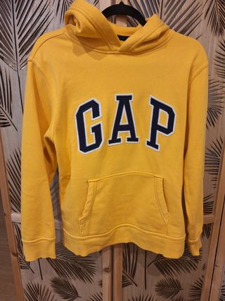 Sudadera GAP amarilla con capucha