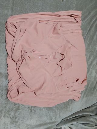 Vestido largo rosa talla S nuevo
