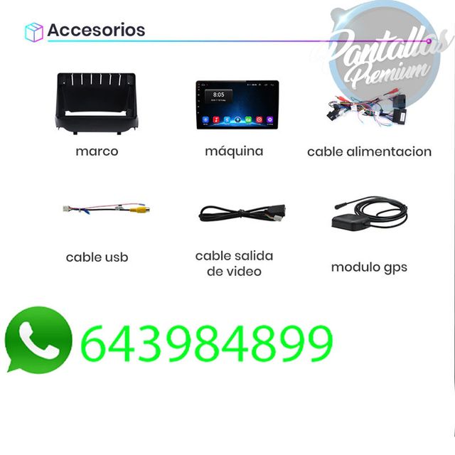 Radio Pantalla CARPLAY GPS para Ford Fiesta