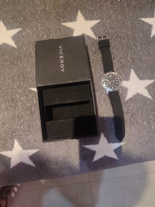 Reloj Viceroy Negro y Plateado Sin Estrenar