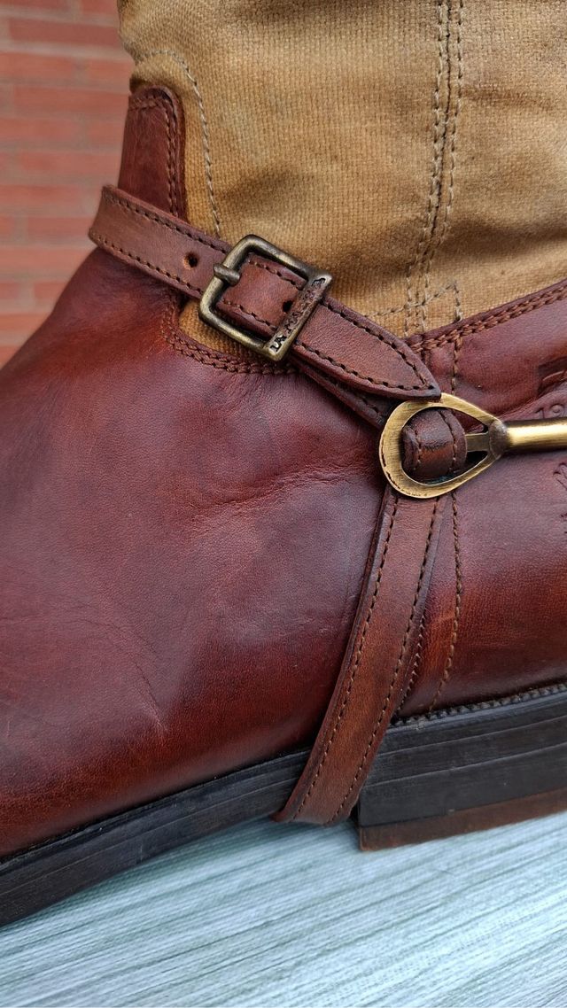 Botas La Martina Beige y Marrón Originales