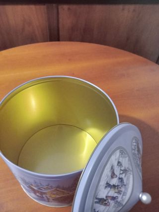 Contenitore natalizio con Babbo Natale