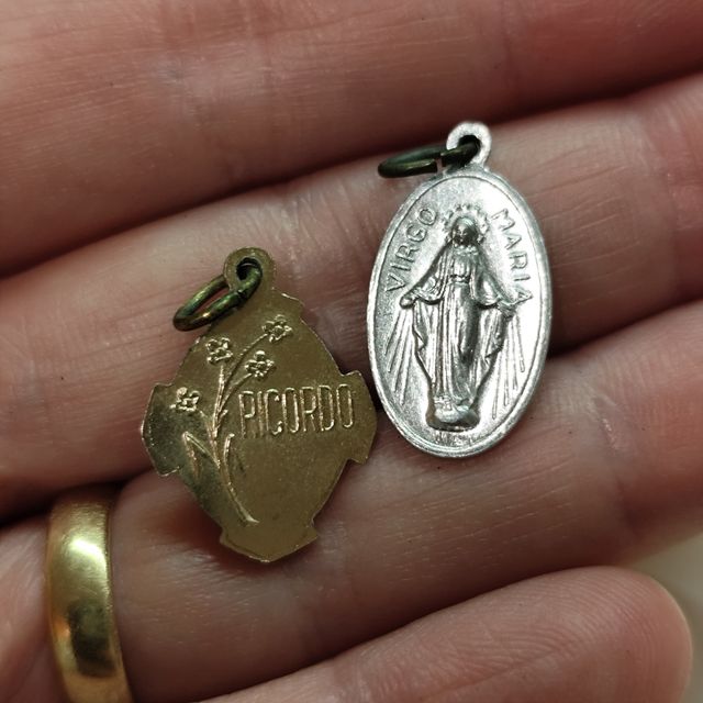 2 Medagliette San Michele Arcangelo