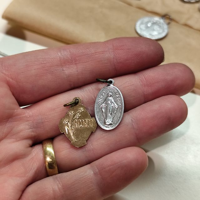 2 Medagliette San Michele Arcangelo