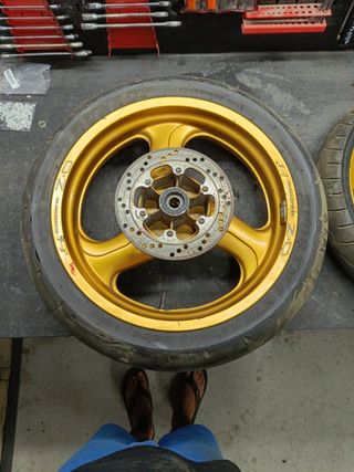 Llantas OZ Racing Doradas Aprilia RS 125