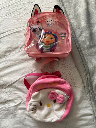 Mochilas Gaby y Hello Kitty pequeña 