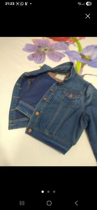 Cazadora vaquera azul