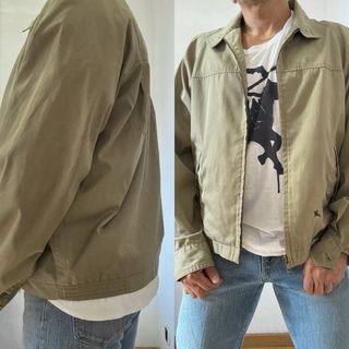 BUEBERRY VINTAGE CHAQUETA GABARDINA CORTA HOMBRE L