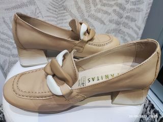 Zapatos Hispanitas Beige Tacon