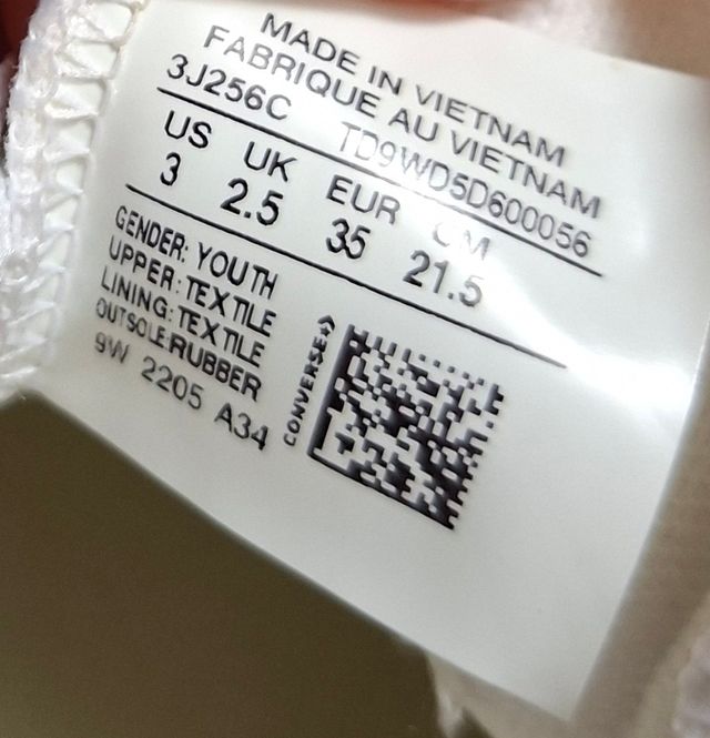 Converse All Stars Branco Tamanho 35