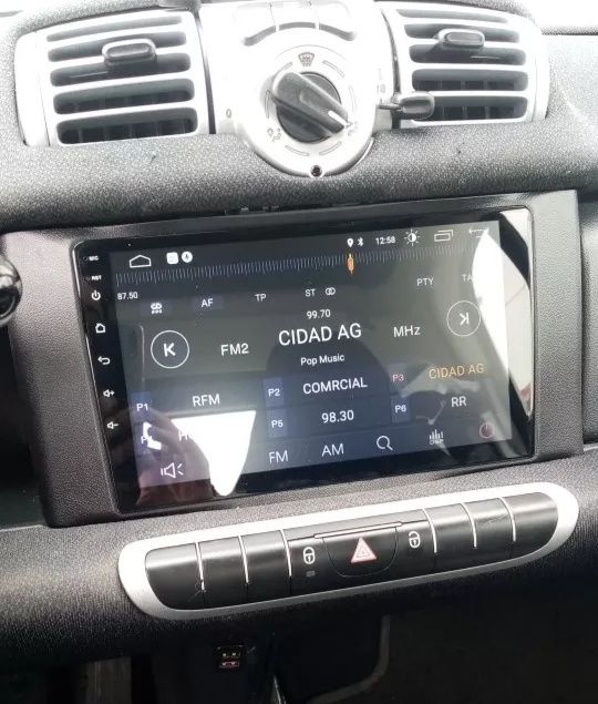 Radio Pantalla CARPLAY GPS para Smart Fortwo
