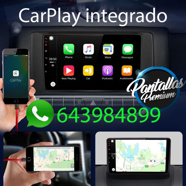 Radio Pantalla CARPLAY GPS para Smart Fortwo