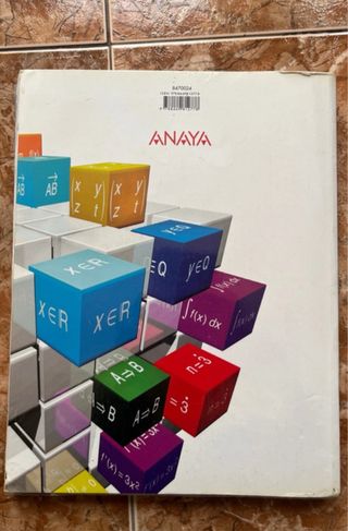 Libro de matemáticas II 2° bachillerato Anaya