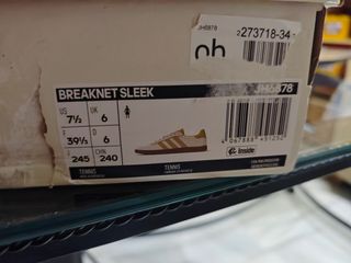 Zapatillas Adidas Breaknet Sleek Blancas y Amarill