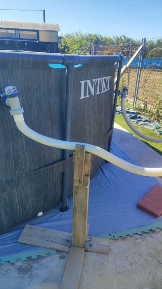 Piscina Intex 455*122 + depuradora de arena Intex