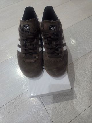 Adidas Samba SPLZ Marroni/Bianche